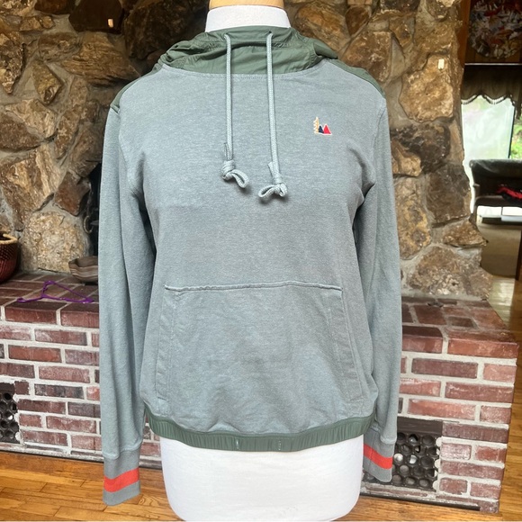 REI Tops - REI Olive Green Drawstring Hoodie